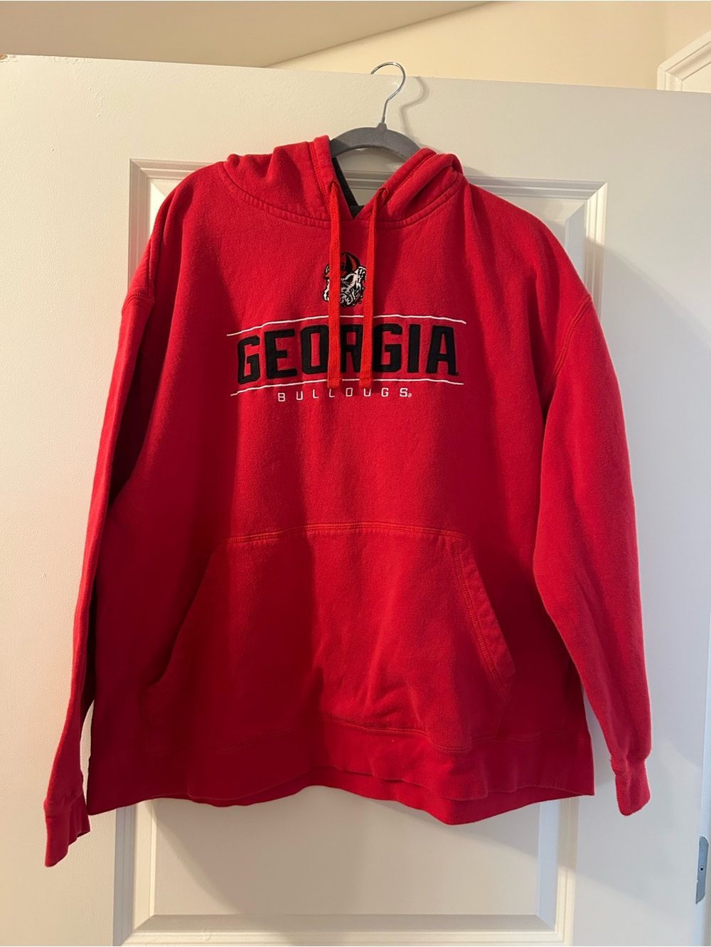 Champion Red Georgia Bulldogs Pullover Hoodie